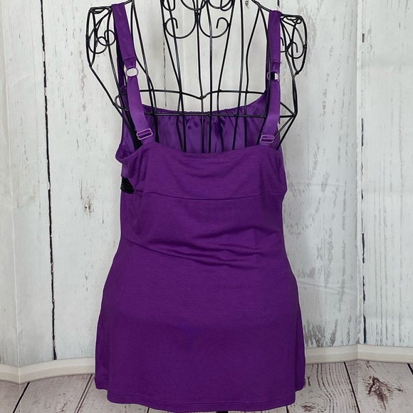 The Limited Sexy Purple Top with Sequins - Picture 5 of 6